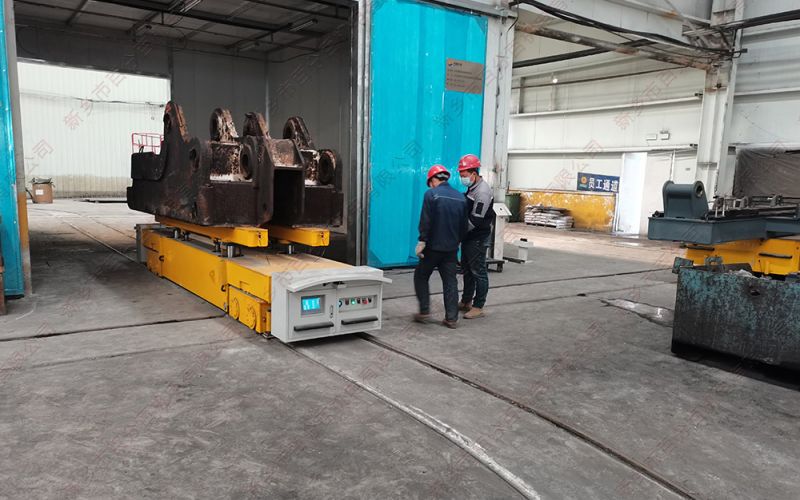 電動軌道地平車在噴砂、清洗、噴漆、烘干等噴涂工序中的應(yīng)用
